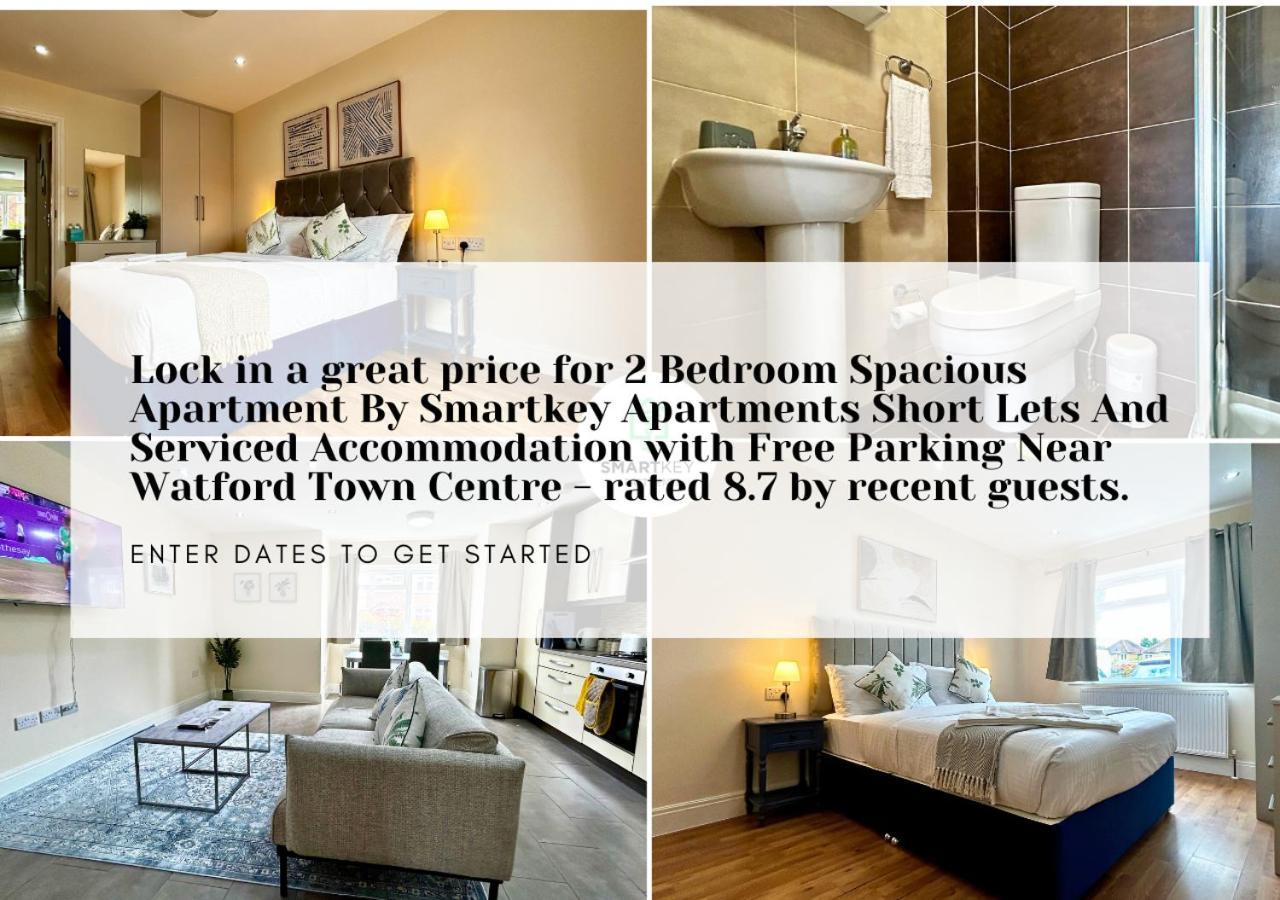 Modern 2 Bed 2 Bath Apartment Free Parking Watford  Kültér fotó